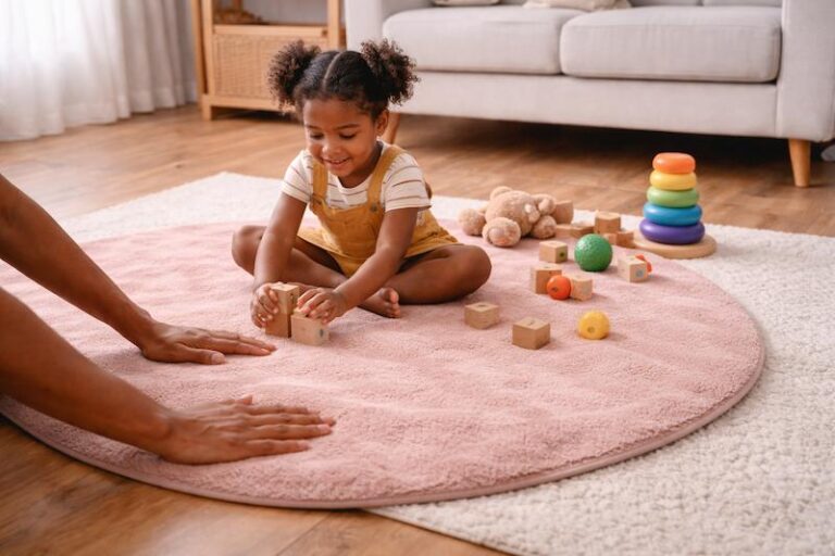 Tapetes sensoriais infantis em formatos fixos e suas aplicações